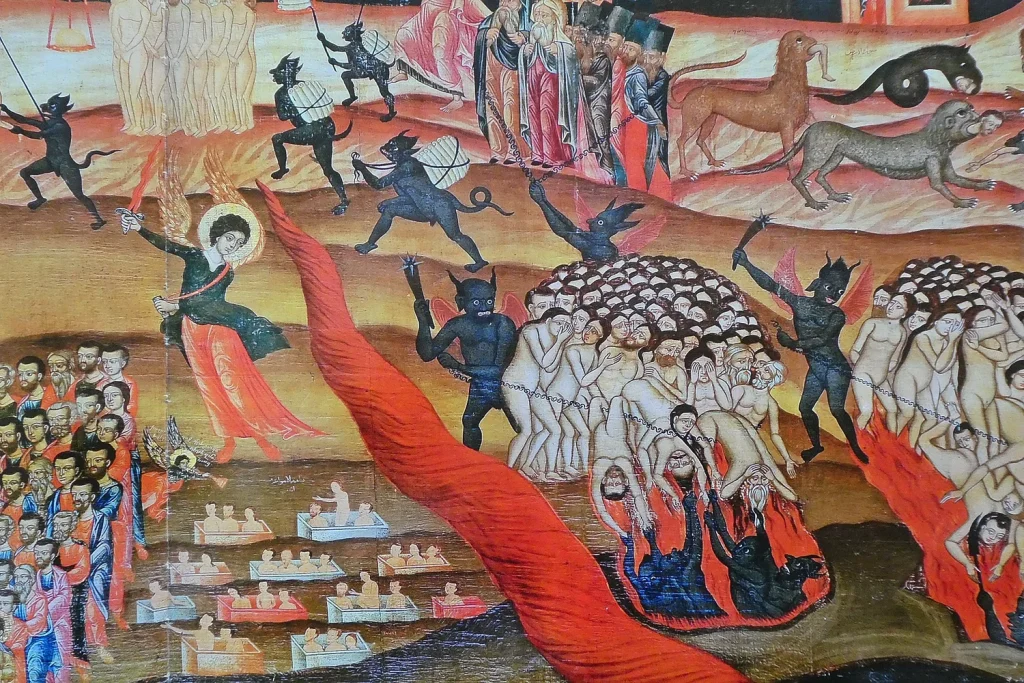 Dommedag, detalj, De førti martyrers katedral, Aleppo